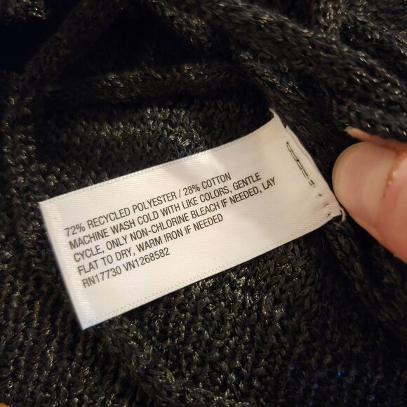 Wild Fable Womens Size Small Open Back High Neck Sweater Tank Black - Picture 7 of 7